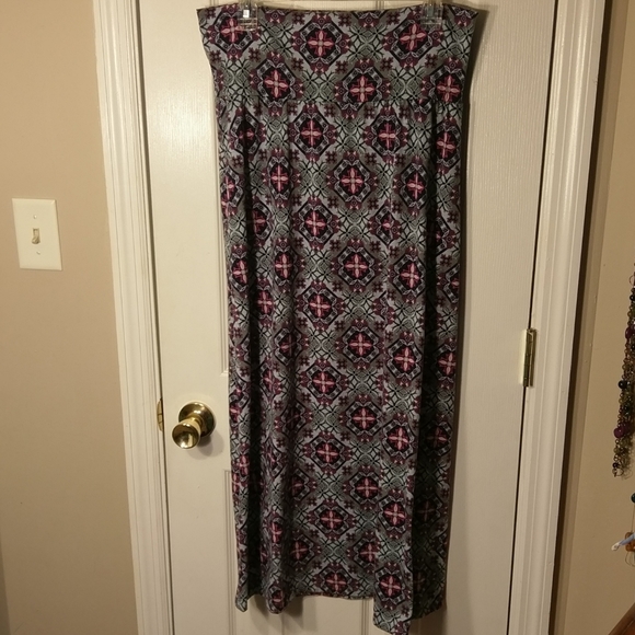 Cato Other - Cato Girls Fold over Waist Maxi Skirt Sz XL